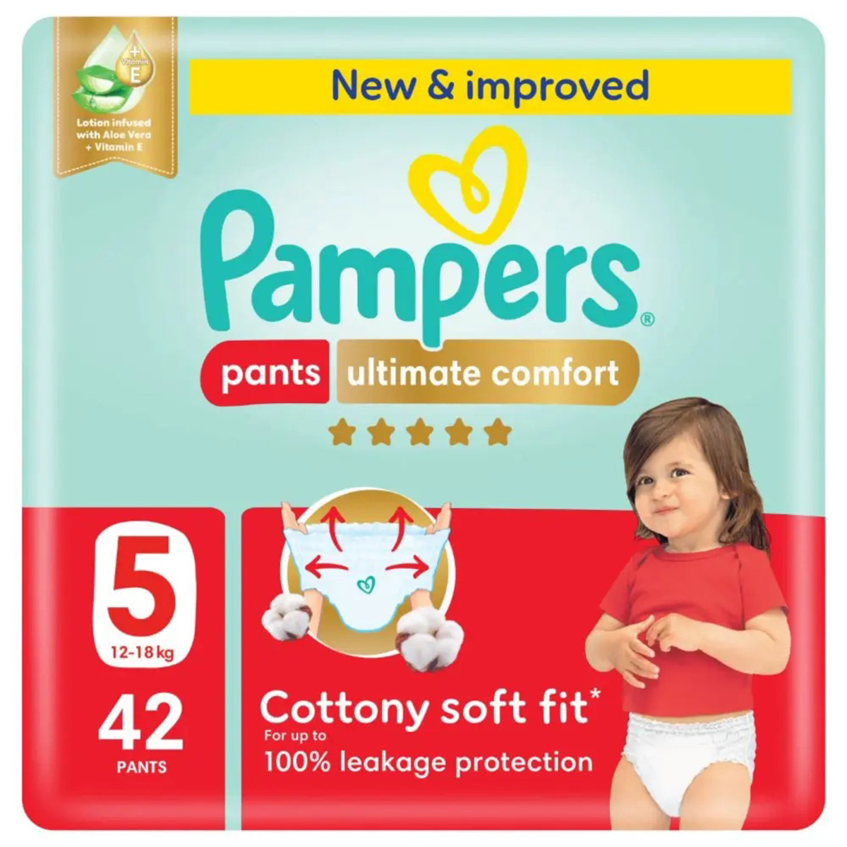 Pampers Pc Pants 12-18Kg 42 Pieces