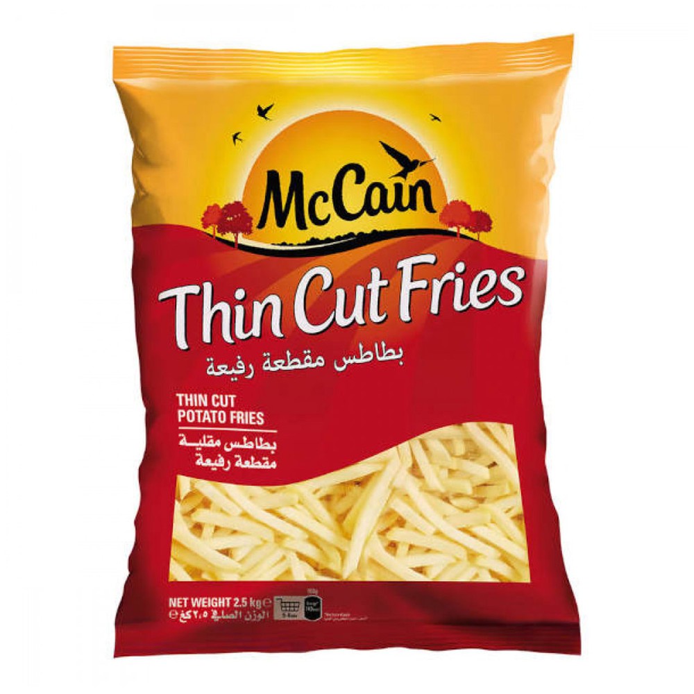 Mccain-Thin Cut Fries 25Kg