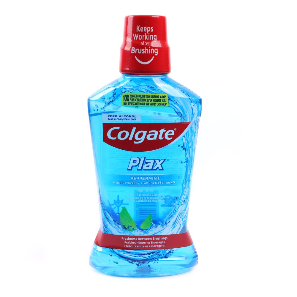 Plax Mouthwash Pep Min Bl 500M