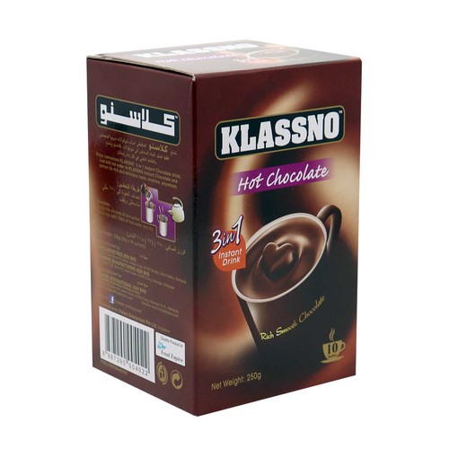 Klassno 3In1 Choc 10X25Gm