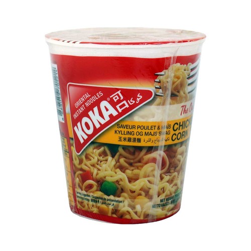 Koka Noodles Cup Chicken & Cor