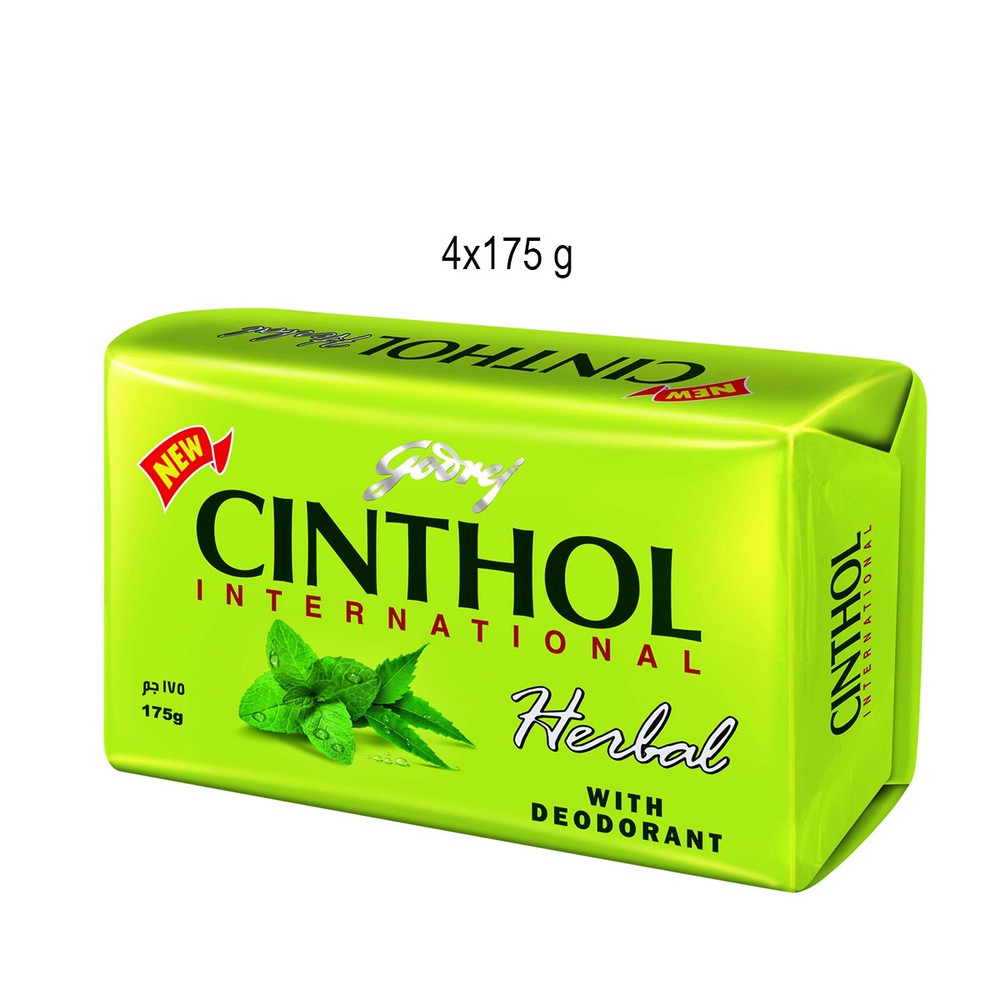 CINTHOL SOAP HERBAL 4X175G