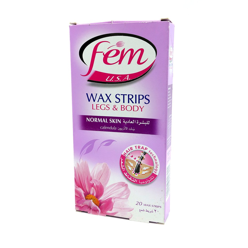 Fem Wax Strip Leg & Body 20"