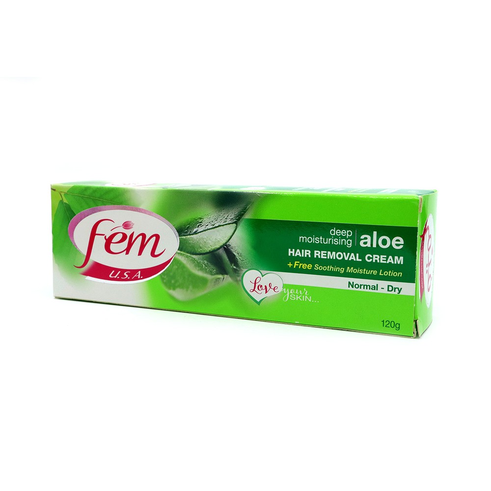 Fem Hair Cream Aloe 120Gm