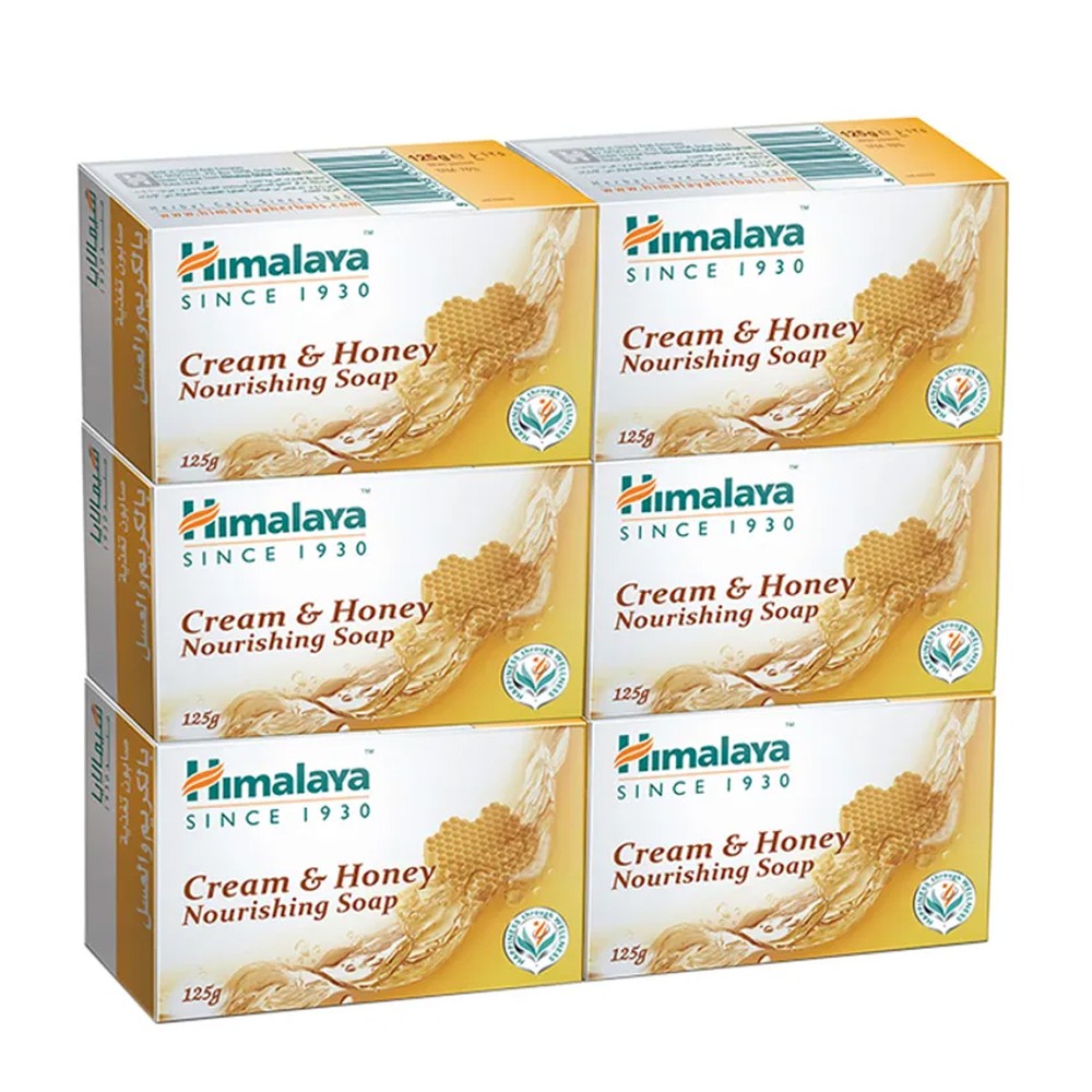 Himalaya Cream & Honey Nourishing Soap 6x125gm