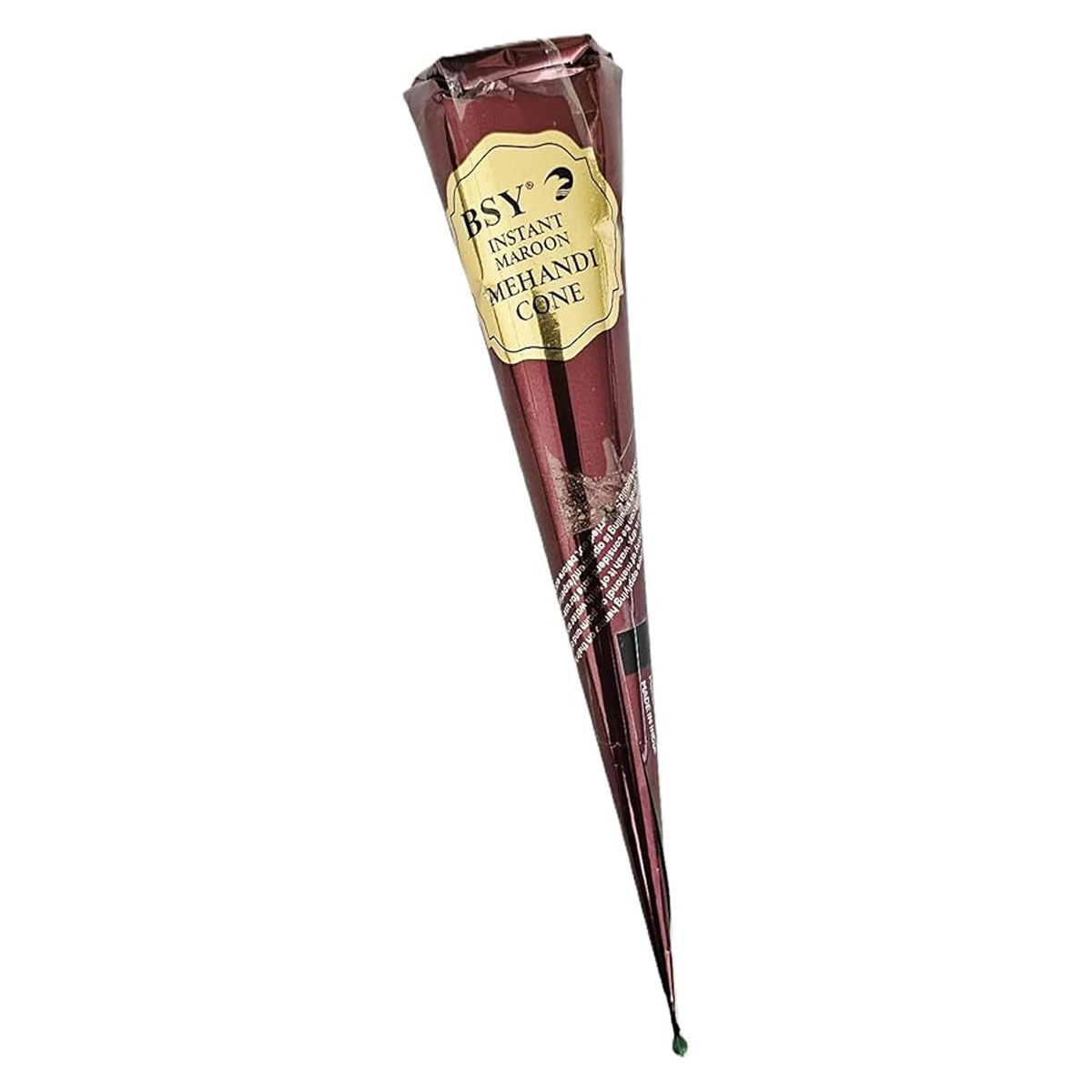 BSY Instant Maroon Mehandi Cone