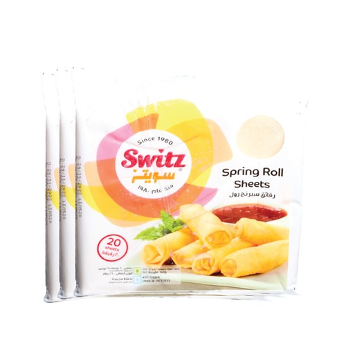 Swithz Spring Roll Pastry 3X160Gm