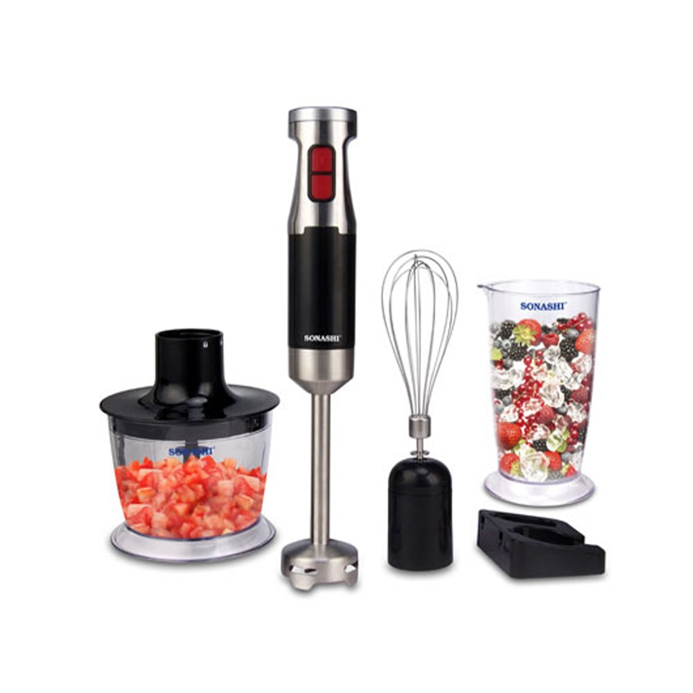 Sonashi 4in1 Hand Blender 600W 700mL - SHB-179JBCW