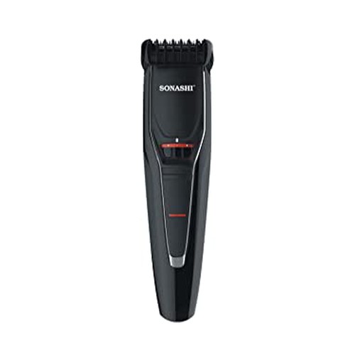 Sonashi Rechargeable Stubble Hair Clipper - Black - SHC-1043