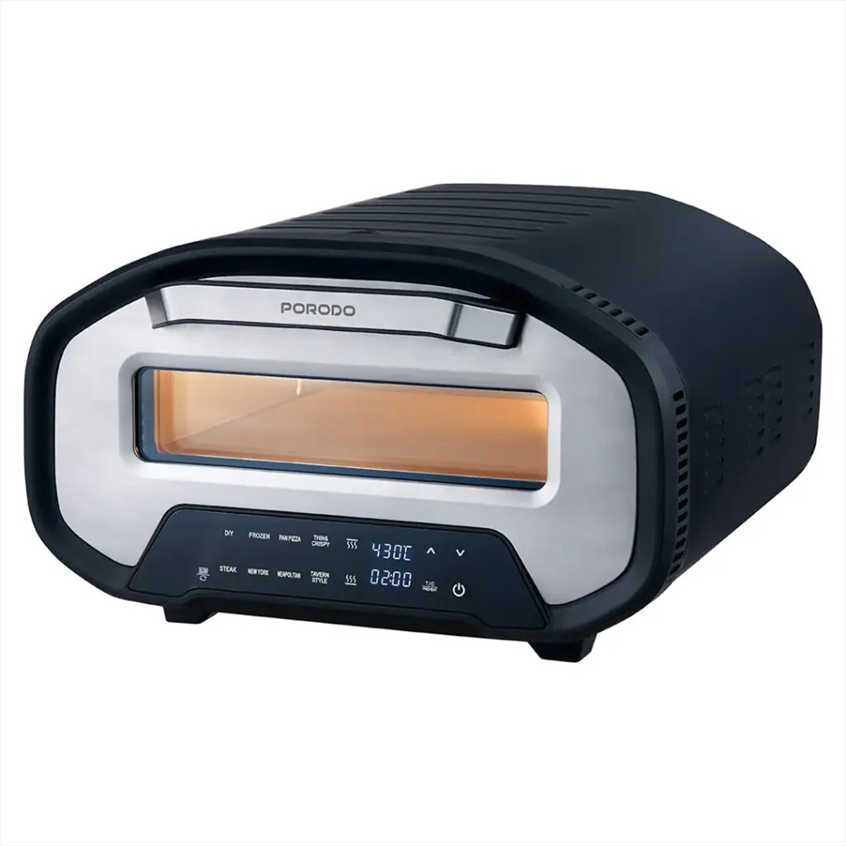 Porodo Lifestyle 12-Inch Electric Pizza Maker 2200 Watts, Black - PD-LFST177-BK