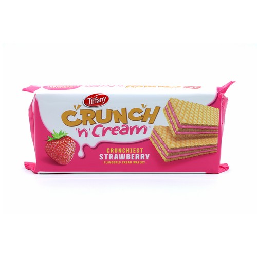 Tiffany Wafer Cream Straw 76Gm