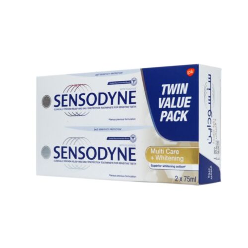 Sensodyne T/P Mcp Wht 2X75Ml